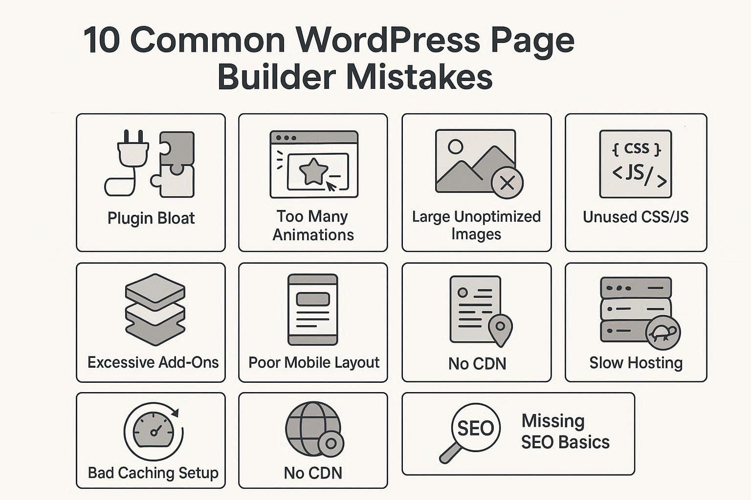 10 Common Mistakes Beginners Make When Using Page Builders