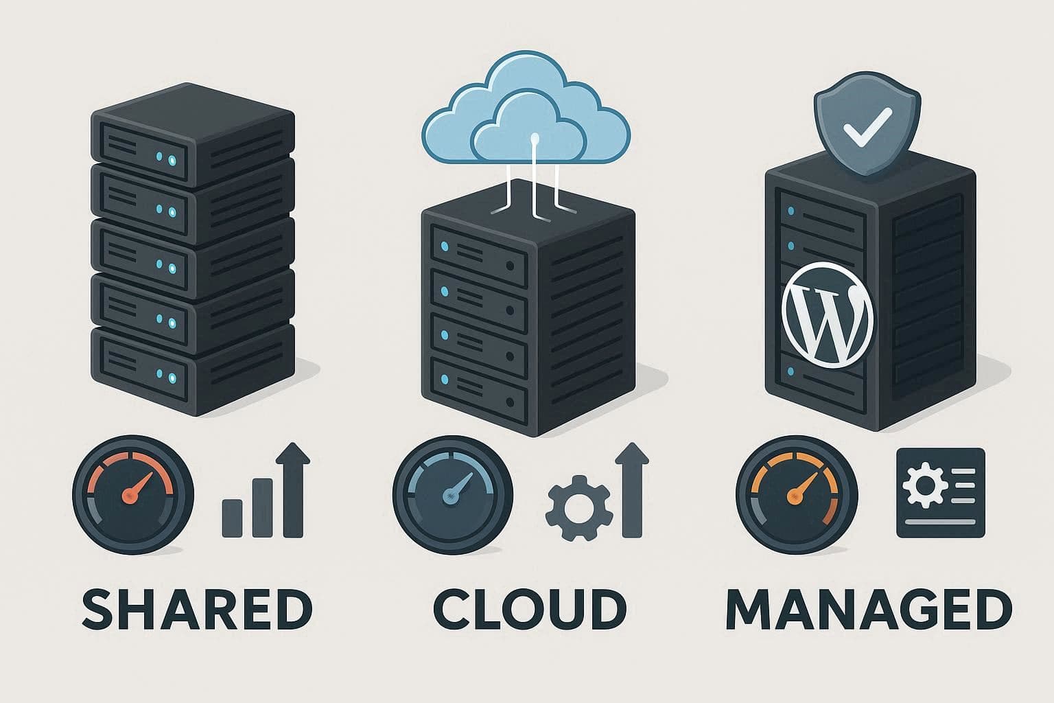 How to Choose Between Shared, Cloud, and Managed WordPress Hosting