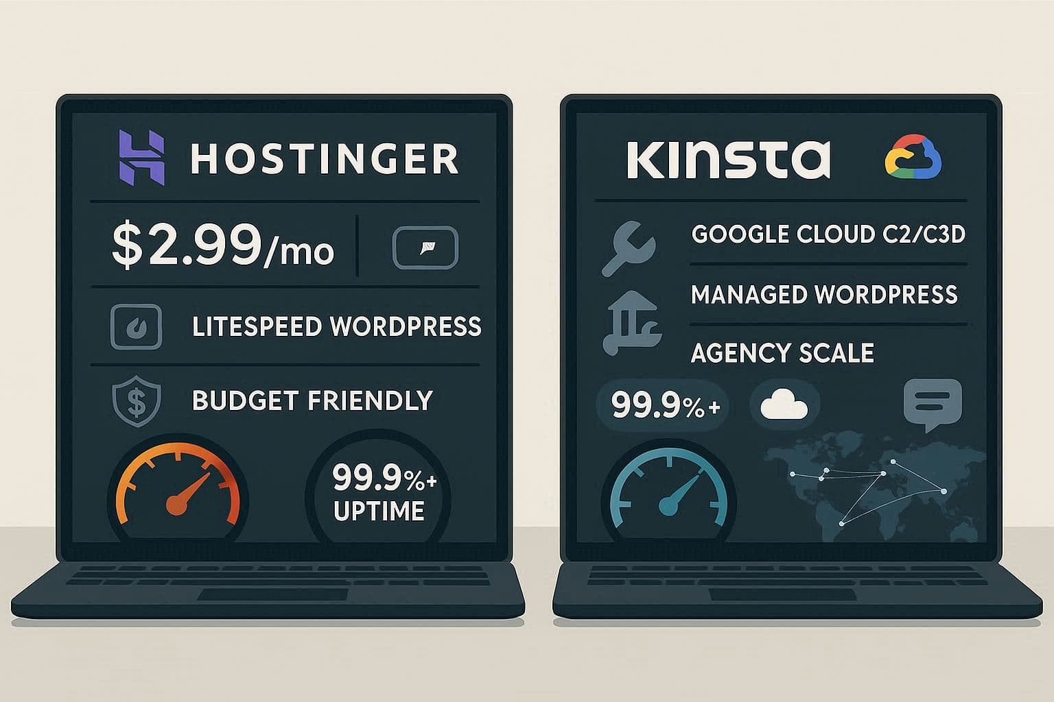 Hostinger vs Kinsta: Choosing the Right WordPress Host for Your Business Stage