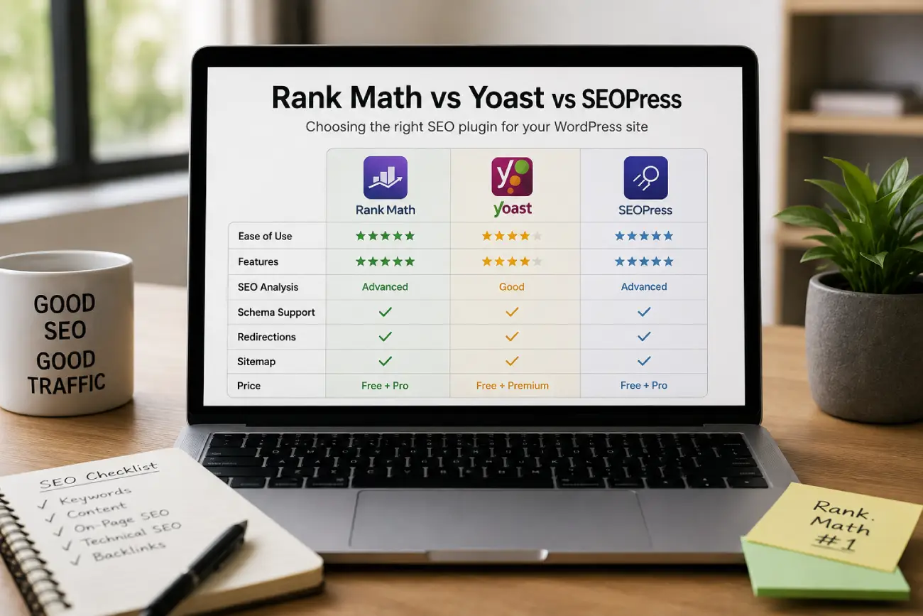 Rank Math vs Yoast vs SEOPress: Best SEO Plugin for Agencies