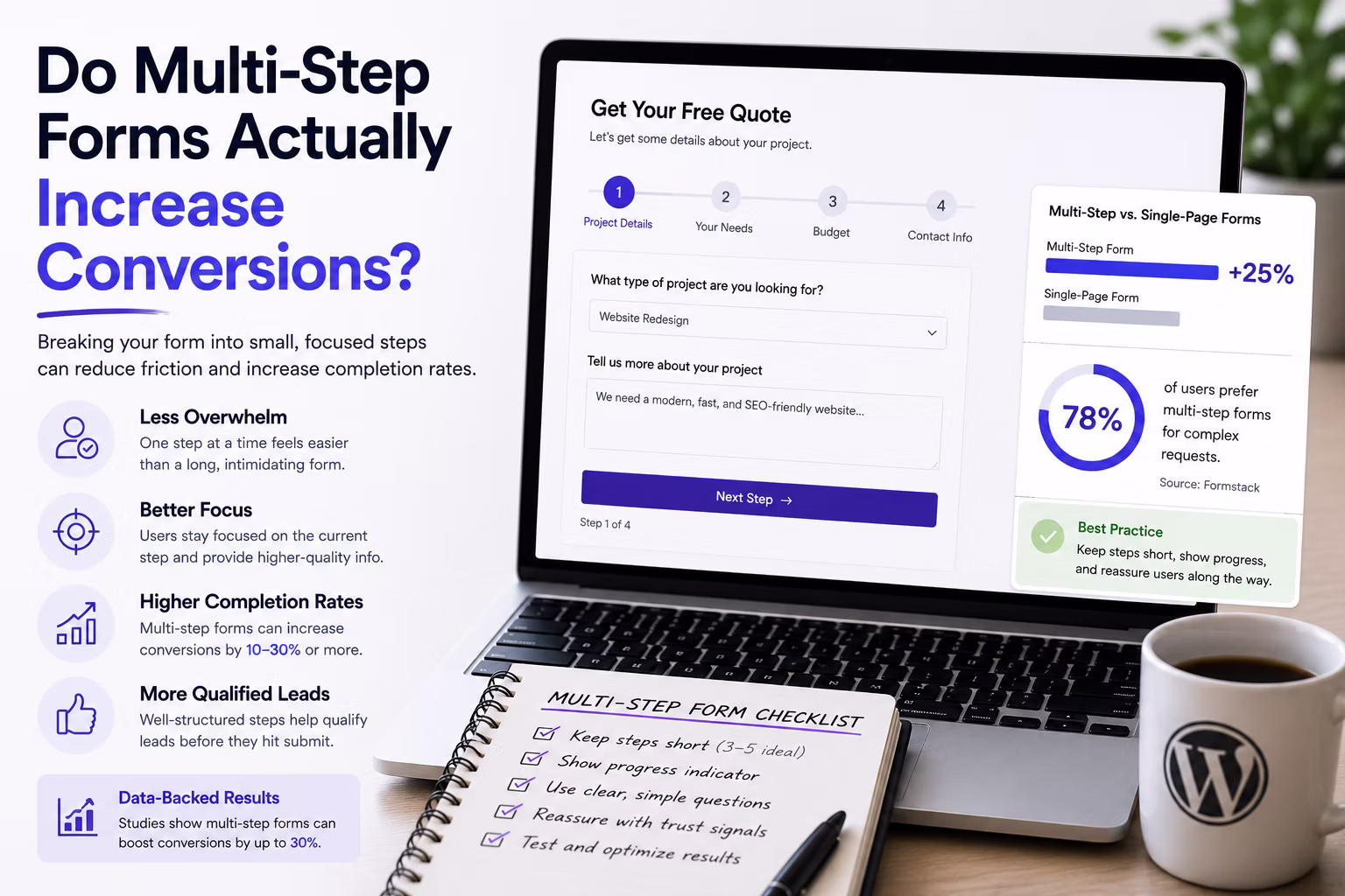 Do Multi-Step Forms Actually Increase Conversions?